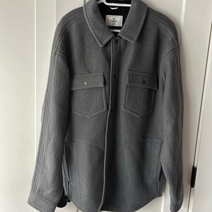 Reigning Champ Gray Lightweight Shirt Jacket